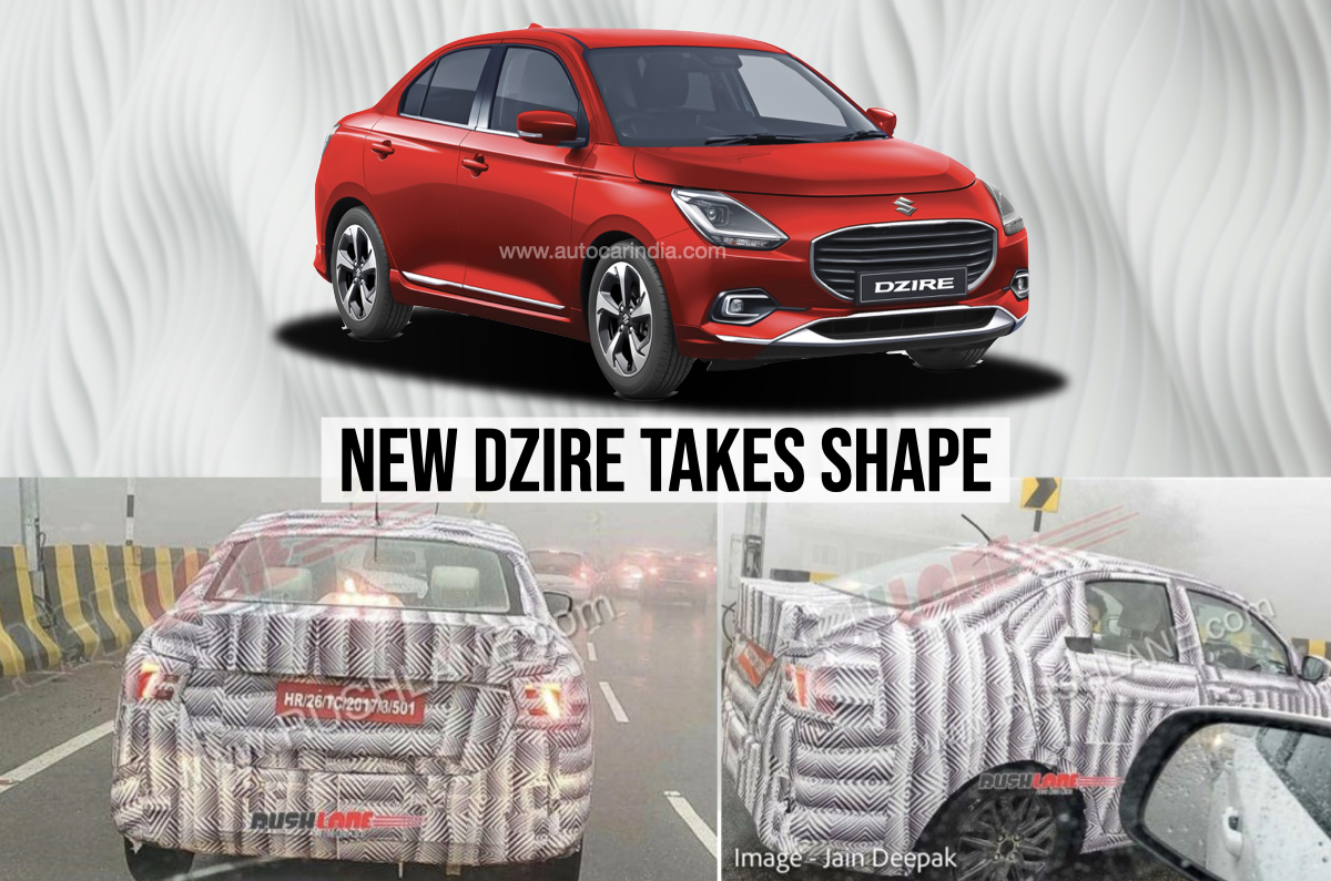 2024 Maruti Dzire spied 2024 Maruti Dzire spied